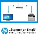 HP scannen an email